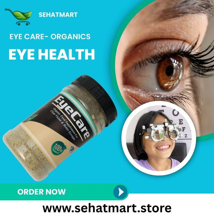 Organic Eye Care Powder – Natural Herbal Supplement for Vision & Eye Strain